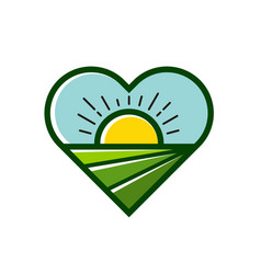 Love Landscaping Logo Design