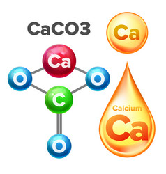 Molecular Structure Calcium Carbonate Caco3