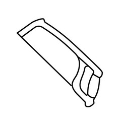 Hack Hand Saw Line Icon