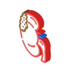 Kidney Cancer Isometric Icon