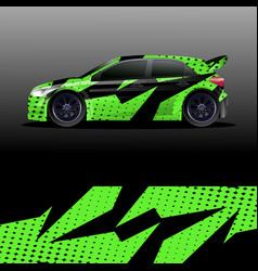 Rally Car Decal Graphic Wrap