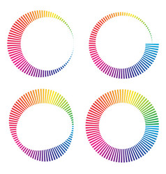 Circular Color Wheels Or Buffer Shapes