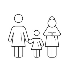 Family Generation Line Icon