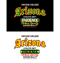 Arizona Vintage College Varsity Design