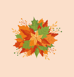 Autumn Fallen Leaves Decoration Background