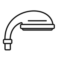 Cold Water Head Icon Outline Shower Head