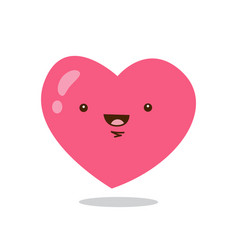 Cute Funny Heart Cartoon Kawaii Character Icon