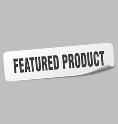 Featured Product Sticker Label