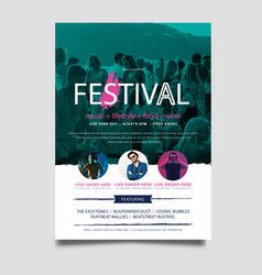 Festival Dj Night Event Business Flyer Template