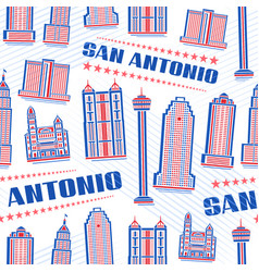 San Antonio Seamless Pattern