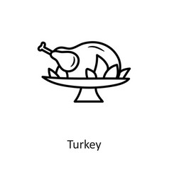 Turkey Outline Icon Design Ho