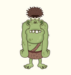 Giant Funny Cartoon Grumpy Ogres Cute Fantasy