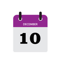 Calendar Icon With Solid And Flat Color Design