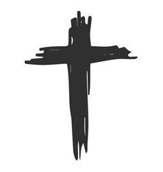 Christian Cross Doodle Icon High Quality