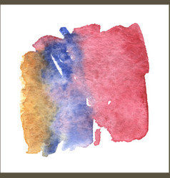 Abstract Watercolor Art Hand Paint Isolated On