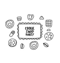 Cookie Swap Lettering Concept Design