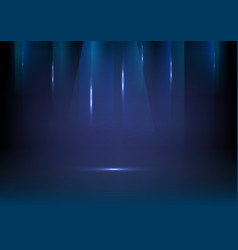 Abstract Blue Light Rays Effect Background