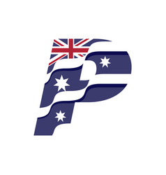 Australian Alphabet Flag P