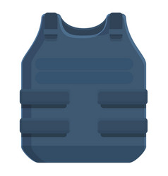 Proof Vest Icon Cartoon Police Bullet