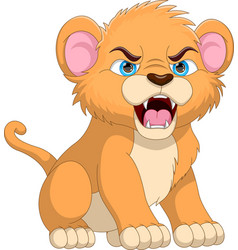 Cute Baby Lion Cartoon