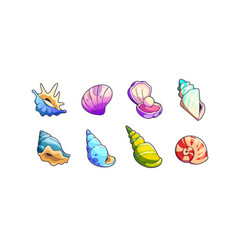 Sea Shell And Vessels Game Assets Set