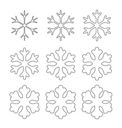 Snowflake Icon Minimal Snow Symbol Snow Flake