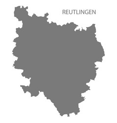 Reutlingen County Map Of Baden Wuerttemberg