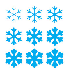 Snowflake Icon Minimal Snow Symbol Snow Flake