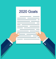 Goals 2020 Resolution List Goal Checklist Plan