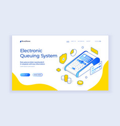 Graphic Banner For Website Electronic Queuing