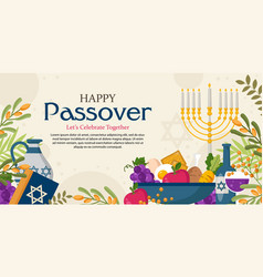 Happy Passover Banner For Background And Poster