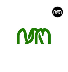 Letter Nam Monogram Logo Design