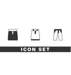 Set Skirt And Pants Icon