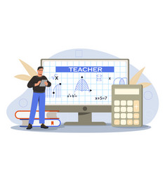 Teacher At Workplace Concept