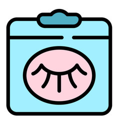 Eye Mask Pack Icon Flat