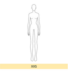 Xxs Size Women Fashion Template 9 Nine Head Size