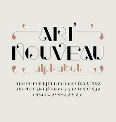 Art Nouveau Font