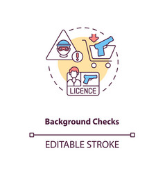 Background Check Concept Icon