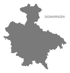 Sigmaringen County Map Of Baden Wuerttemberg