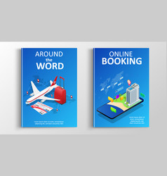 Brochure Or Flaer Travel And Online Bookung