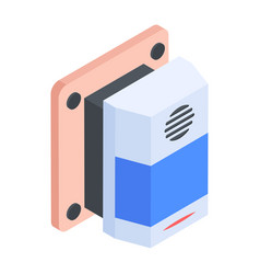 Isometric Icon Of A Motion Sensor