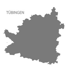 Tuebingen County Map Of Baden Wuerttemberg Germany