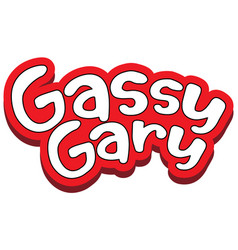 Gassy Gary Logo Text Design