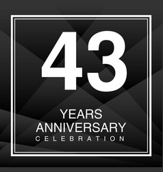 43 Year Anniversary Celebration Logo