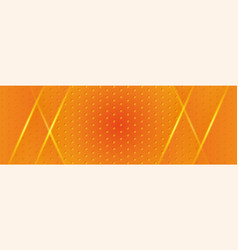 Abstract Orange Metallic Carbon Neutral Overlap