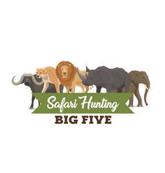 Safari Hunting African Big Five Animals