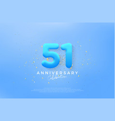 Simple And Modern 51st Anniversary Birthday