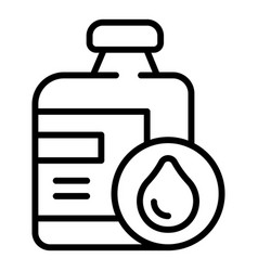 Antifreeze Bottle Icon Outline Car Engine