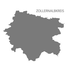 Zollernalbkreis County Map Of Baden Wuerttemberg