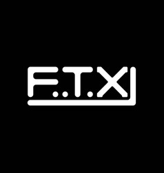 Ftx Letter Logo Creative Design With Graphic